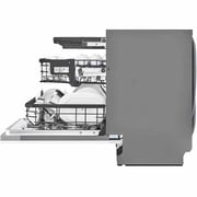 LG QuadWash Built-in Steam Dishwasher, 14 Place Settings, EasyRack Plus, Inverter Direct Drive, ThinQ DBC425TS