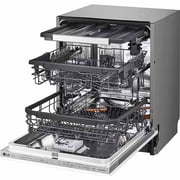 LG QuadWash Built-in Steam Dishwasher, 14 Place Settings, EasyRack Plus, Inverter Direct Drive, ThinQ DBC425TS