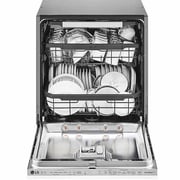 LG QuadWash Built-in Steam Dishwasher, 14 Place Settings, EasyRack Plus, Inverter Direct Drive, ThinQ DBC425TS