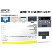 Digitplus Wireless Keyboard Black