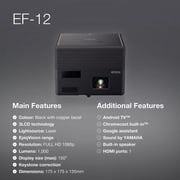 Epson FHD 3 LCD Projector EF-12