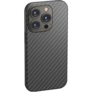 Max & Max Carbon Fiber Case With Screen Protector Black iPhone 14 Pro