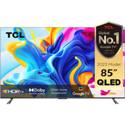 تلفزيون ذكي 4K QLED مقاس 85 بوصة موديل 85C645 من تي سي إل