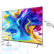 تلفزيون ذكي 4K QLED مقاس 85 بوصة موديل 85C645 من تي سي إل