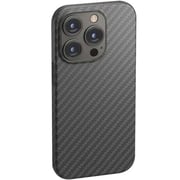 Max & Max Carbon Fiber Case With Screen Protector Black iPhone 14 Pro Max