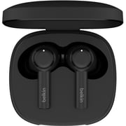 Belkin AUC007BTBLK Soundform Pulse Noise Cancelling Wireless Earbuds Black