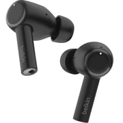 Belkin AUC007BTBLK Soundform Pulse Noise Cancelling Wireless Earbuds Black