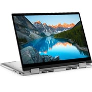 Dell Inspiron 14 2-in-1 Convertible (2023) Laptop - 13th Gen / Intel Core i5-1335U / 14inch FHD / 512GB SSD / 16GB RAM / Shared Graphics / Windows 11 Home / English & Arabic Keyboard / Silver / Middle East Version - [7430-INS-1003-SL]