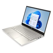 HP Pavilion Laptop- 12th Gen / Core i7 / 14inch / 1TB SSD / 16GB RAM / Nvidia GeForce MX550 Graphics 2GB / Win11 Home / English & Arabic Keyboard / Gold / Middle East Version- 14-DV2013NE