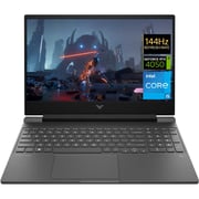 HP Victus Gaming (2023) Laptop - 13th Gen / Intel Core i5-13500H / 15.6inch FHD / 512GB SSD / 16GB RAM / 6GB NVIDIA GeForce RTX 4050 Graphics / Windows 11 Home / English & Arabic Keyboard / Silver / Middle East Version - [15-FA1070NE]