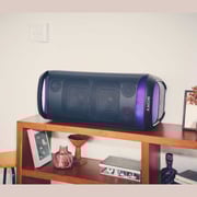 Sony Wireless Party Speaker With Omnidirectional Light Sound Black