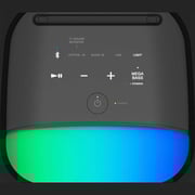 Sony Wireless Party Speaker With Omnidirectional Light Sound Black