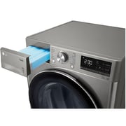 LG Energy Saving Dryer, 9kg, Silver, Capable Drying with Dual Heat Pump