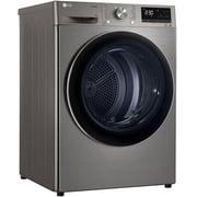 LG Energy Saving Dryer, 9kg, Silver, Capable Drying with Dual Heat Pump