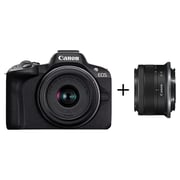 Canon EOS R50 BK Mirrorless Digital Camera Body Black With RF-S18-45mm F4.5-6.3 IS STM KIT