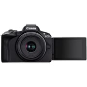 Canon EOS R50 BK Mirrorless Digital Camera Body Black With RF-S18-45mm F4.5-6.3 IS STM KIT