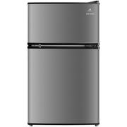 evvoli 100 Liters Top Mount Refrigerator / Adjustable Leg / Interior Light / Defrost Type - EVRFM-100S