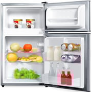 evvoli 100 Liters Top Mount Refrigerator / Adjustable Leg / Interior Light / Defrost Type - EVRFM-100S