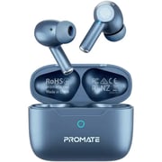 Promate PROPODS.BLUE True Wireless Earbuds & Charging Case Blue