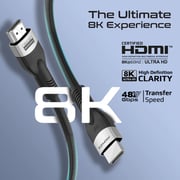 Promate HDMI 2.1 Slim Cable 5m Black