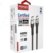 Promate HDMI 2.1 Slim Cable 5m Black