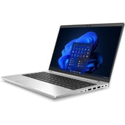 HP Elitebook 640 (2022) Laptop - 12th Gen / Intel Core i7-1255U / 14inch FHD / 512GB SSD / 16GB RAM / Shared Intel Iris Xe Graphics / Windows 11 Pro / English & Arabic Keyboard / Silver / Middle East Version - [6A1P0EA]