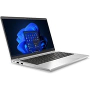 HP Elitebook 640 (2022) Laptop - 12th Gen / Intel Core i7-1255U / 14inch FHD / 512GB SSD / 16GB RAM / Shared Intel Iris Xe Graphics / Windows 11 Pro / English & Arabic Keyboard / Silver / Middle East Version - [6A1P0EA]