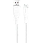 Recci USB To Lightning Data Sync Charging Cable 1.5m White