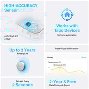 TPLink Tapo T310 Smart Temperature & Humidity Sensor