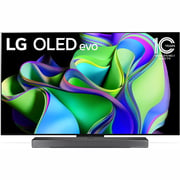 تلفزيون LG OLED evo C3 الذكي بدقة 4K بحجم 77 بوصة  مع تقنية HDR وWebOS وجهاز التحكم عن بعد السحري (موديل 2023) OLED77C36LA