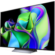 تلفزيون LG OLED evo C3 الذكي بدقة 4K بحجم 77 بوصة  مع تقنية HDR وWebOS وجهاز التحكم عن بعد السحري (موديل 2023) OLED77C36LA