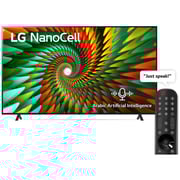 LG Nano77 Series 75 inch NanoCell 4K SmartTV Magic remote HDR WebOS (2023 Model)