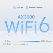 TPLink AX3000 Whole Home Mesh WiFi 6 Dual Band Gigabit Router