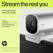 HP 960 4K Streaming Webcam White