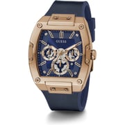 Buy Guess GW0202G4 Phoenix Blue Genuine Silicone Watch For Men Online ...