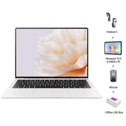 لابتوب هواوي ميت بوك إكس برو (2023) - الجيل 13 / إنتل كور 14.2 / i7-1360P بوصة /  هارد SSD 1 tb/  رام 16 gb/ رسومات إنتل آيريس إكسي / ويندوز 11 هوم / لوحة مفاتيح إنجليزي وعربي  أبيض+ هدية مجانية  Freebuds5+Matepad 10.4 + ماوس+ صندوق هدايا 