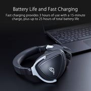 Asus 90YH03IW-B3UA00 Wireless On Ear Gaming Headset Black