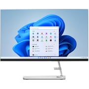 Lenovo IdeaCentre AIO 3 24IAP7 متعدد الإمكانات (2022) - الجيل الـ12/ IntelCore i7-1260P/23.8 بوصة FHD / ذاكرة تخزين 512 جيجا/16 جيجا رام/بطاقة  إنفيديا جيفورس  2 جيجا MX550 / نظام تشغيل ويندوز 11/ لوحة مفاتيح إنجليزي وعربي/أبيض/ إصدار الشرق الأوسط