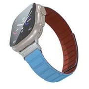 Blupebble Hochfeiler Silicone Reversible Magnetic Watch Strap Blue/Brown