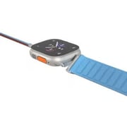 Blupebble Hochfeiler Silicone Reversible Magnetic Watch Strap Blue/Brown