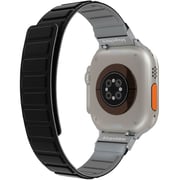 Blupebble Sass Pordoi Silicone Rversible Magnetic Watch Strap Black/Grey