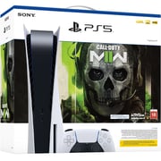 Sony PlayStation 5 Console (CD Version) White - Middle East Version + Call of Duty Modern Warfare II (Voucher Bundle)