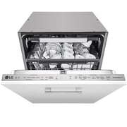 غسالة صحون LG QuadWash بالبخار، تكفي 14 فرد، مع تقنية EasyRack Plus، محرك إنفرتر مباشر، وتقنية ThinQ