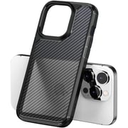 CrossFit Carbon Fiber Case Black iPhone 14 Pro Max