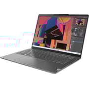 Lenovo Yoga Slim 6 14IAP8 (2022) Laptop - 12th Gen / Intel Core i5-1240P / 14inch 2.2K / 512GB SSD / 16GB RAM / Shared Intel Iris Xe Graphics / Windows 11 Home / English & Arabic Keyboard / Grey / Middle East Version - [82WU005PAX]
