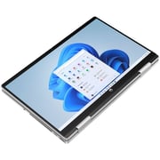HP Pavilion x360 2-in-1 Convertible (2022) Laptop - 12th Gen / Intel Core i7-1255U / 14inch FHD / 512GB SSD / 16GB RAM / Shared Intel Iris Xe Graphics / Windows 11 Home / English & Arabic Keyboard / Silver / Middle East Version - [14-EK0025NE]