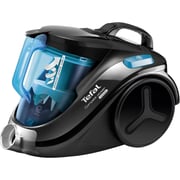 TEFAL Compact Power Vacuum Cleaner, Bagless, 750W=2000W, 1,5L Capacity, Black/Turquoise - TW3751EG