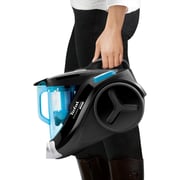 TEFAL Compact Power Vacuum Cleaner, Bagless, 750W=2000W, 1,5L Capacity, Black/Turquoise - TW3751EG