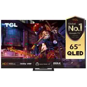 تلفزيون تي سي إل الذكي بدقة 4K وتقنية QLED مقاس 65 بوصة ( نموذج 2023) 65C745 