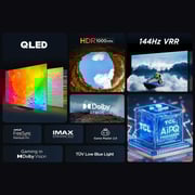 تلفزيون تي سي إل الذكي بدقة 4K وتقنية QLED مقاس 65 بوصة ( نموذج 2023) 65C745 